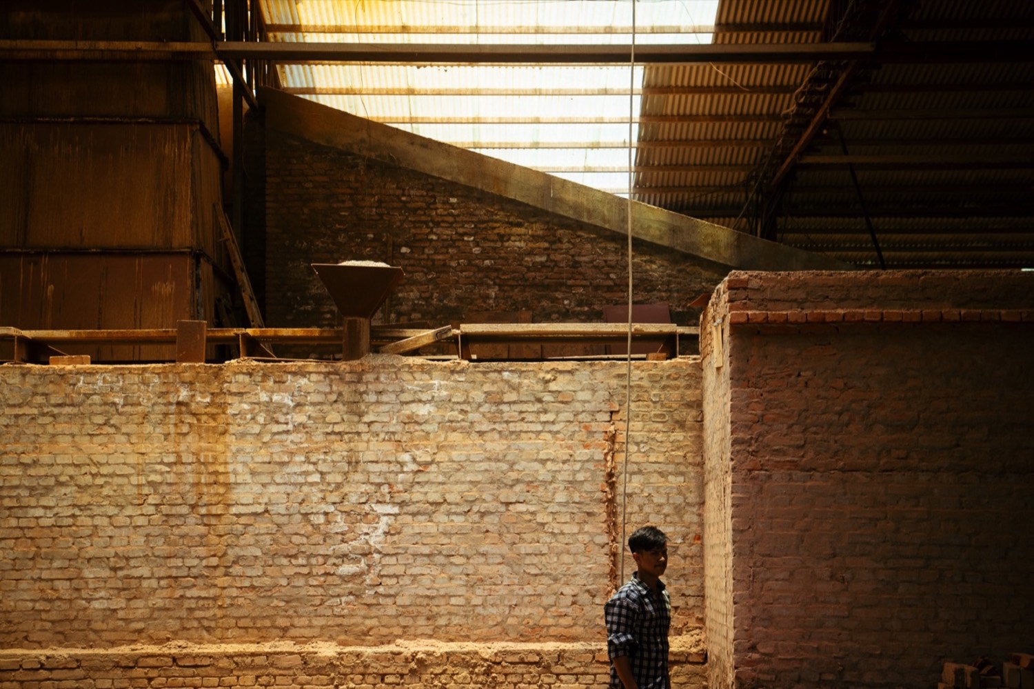 Sustainable brick kiln fieldwork site in Nepal
